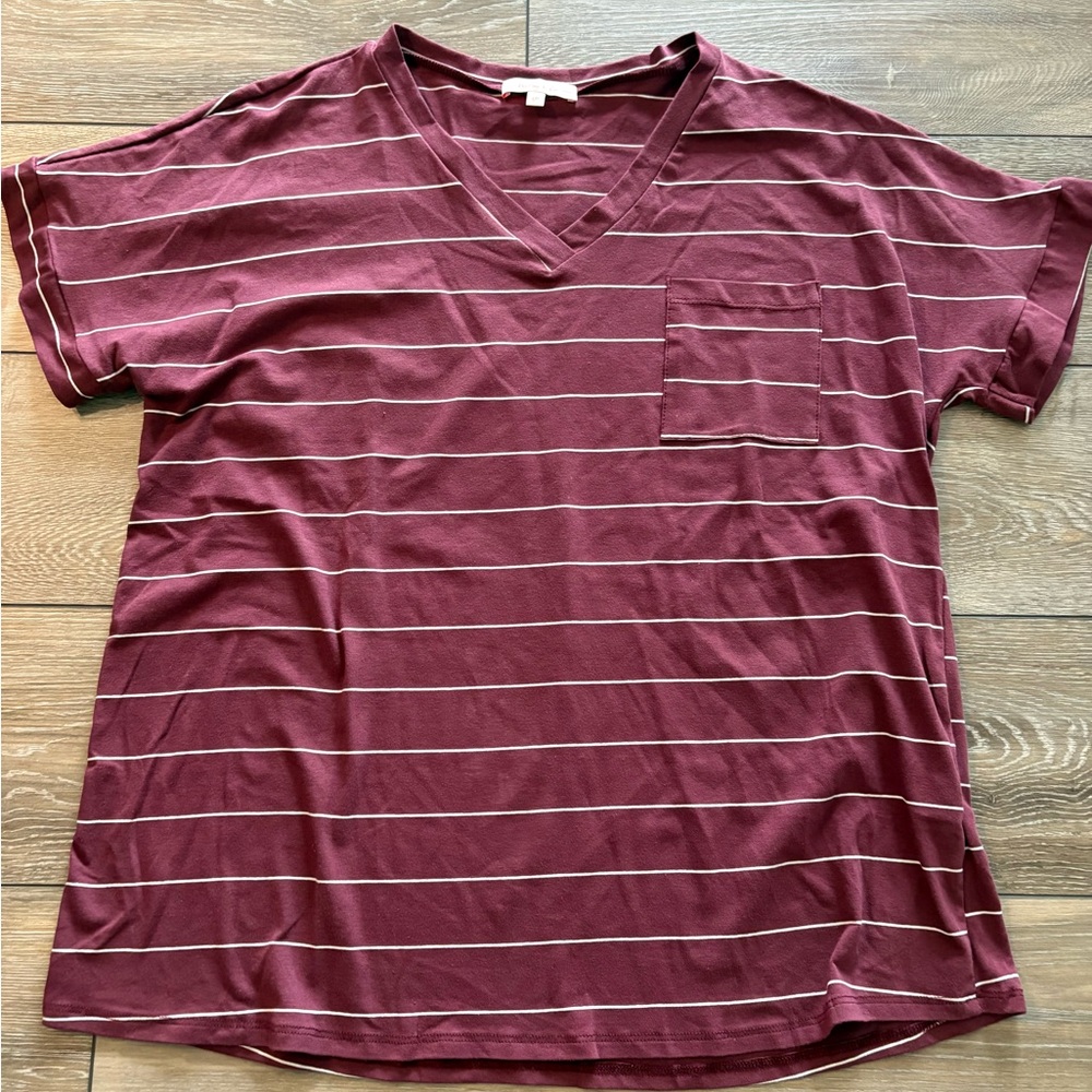 Hailey and Co Striped Tee